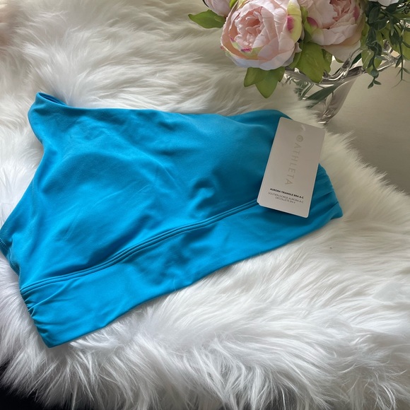 Athleta Aurora Triangle Sports Bra A-C size Medium - Picture 3 of 7